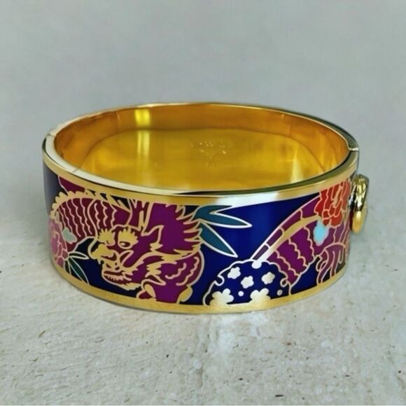 Johnny Was Dragon Hinged Bracelet - Picture 16 of 16